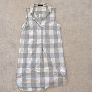 Jenni Kayne checkered cotton dress size XS